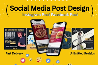 design social media post facebook post instagram post ads