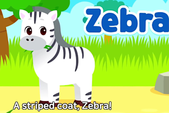 create 2d cartoon character animation