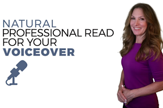 record american english female voice over