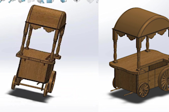 do technical drawing 3d modeling furniture design