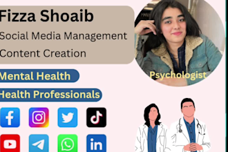 manage your social media accounts for health and psychology