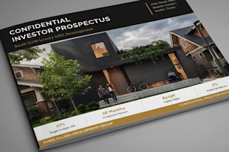 investor ready real estate offering memorandum, investment brochure, prospectus