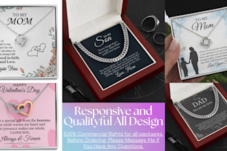 do attractive eye catching profitable shineon jewelry message card design