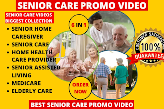 do senior care or health care or senior assisted living video