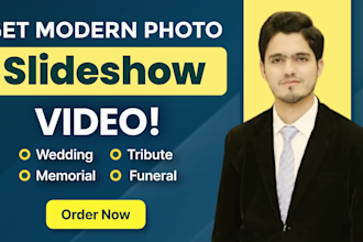 create stunning photo slideshow videos, vsl, wedding, and memorial montages