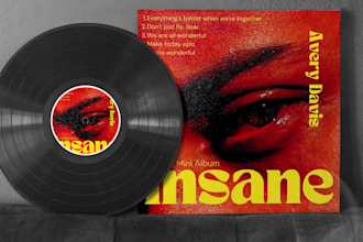 design an aesthetic album cover or single cover art