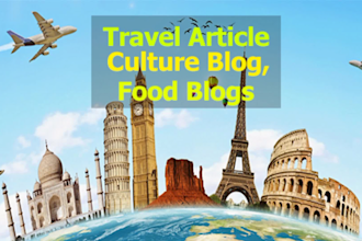 write an SEO travel blog or article with research