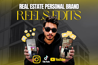 edit real estate personal branding reels