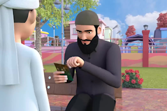do 3d arabic animation 3d character animation for 3d cartoon animation video