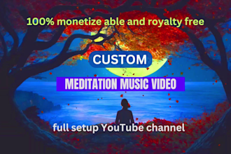 create youtube channel 30 meditation music videos