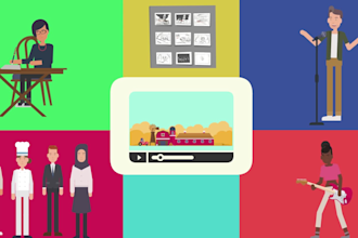 create attractive 2d cartoon animation and explainer video