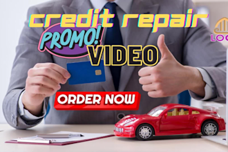 make credit repair or credit fixing service video ads