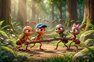 do 3d cartoon kids animation, 3d pixar ai storytelling, 3d kids video editing