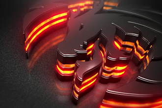 create an epic cinematic 3d logo reveal or trailer animation video