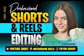 edit instagram reels, youtube shorts and tiktok videos like alex hormozi