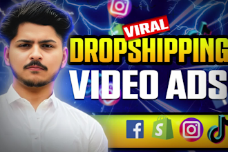 do creative tiktok dropshipping ads, dropshipping video ads, ugc video ads