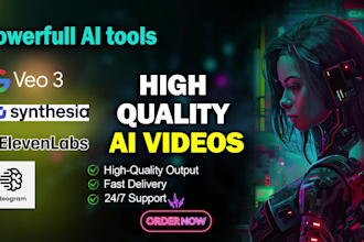 create ai generated video with talking avatar and voice over
