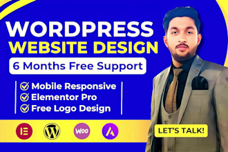 create wordpress website design, redesign wordpress business website development