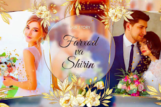 make cinematic wedding slideshow videos with transitions