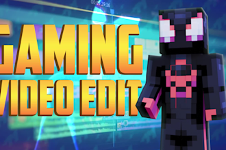edit roblox minecraft or any gaming video in 24 hours