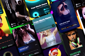create modern music promo audio spectrum or music visualizer