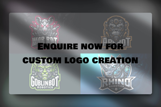design a custom gaming mascot logo, emblem