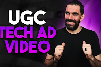 create ugc gaming and tech ads for your socials or websites