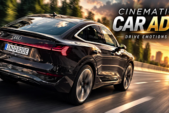 do cinematic car promo videos, automotive ai commercials and vehicle video ads