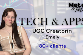produce a german ugc tech video to boost your sales
