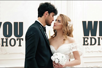 cinematic wedding video editing highlight film
