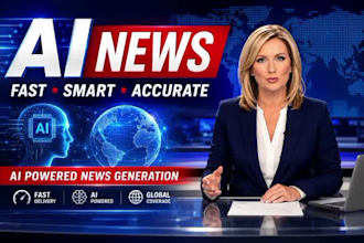 create professional ai news videos, ai news anchors