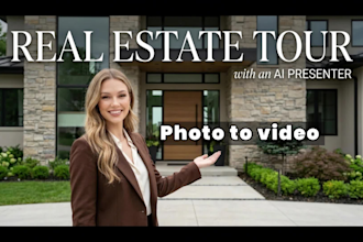 create ai presenter realestate tour videos from your photos