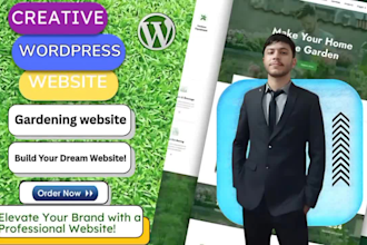 build a landscaping and lawn care wordpress website