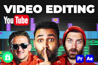 do professional video editing for youtube