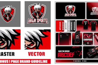convert your ai logo to vector with brand identity