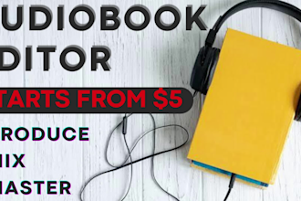 edit, produce, mix and master your audiobook acx recording