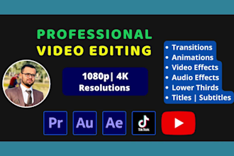 do podcast, youtube videos editing and edit food, travel and gaming vlogs