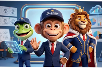 make 3d ai cartoon animation for ads, brands and stories