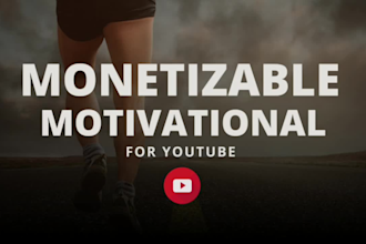 create motivational video for youtube with thumbnail