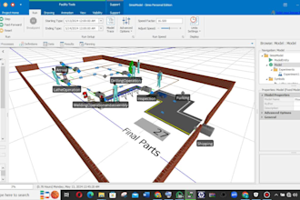 do simio and flexsim simulation