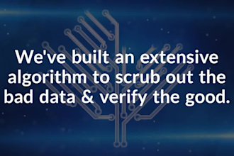 scrub or clean your dirty email list, up to 125k