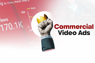 create engaging commercial or promo video ads to boost brand