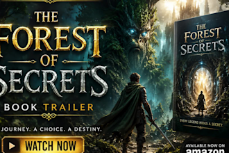 ai book trailer, movie trailer ai book cinematic ai book promo video for authors