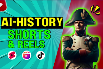 create faceless ai history and motivational shorts and reels