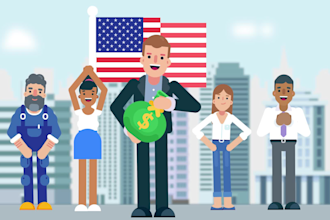 create a 2d animated explainer or commercial video