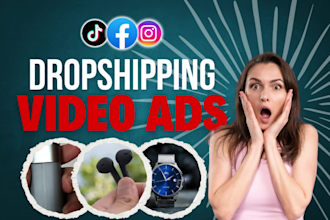 create amazon etsy dropshipping product video ads maker for facebook and tiktok