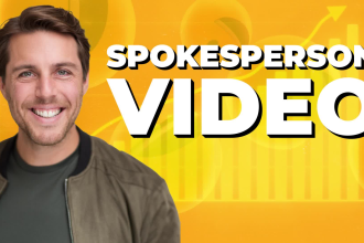 create an engaging spokesperson video