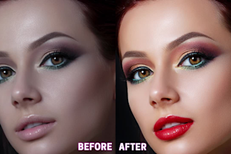 do photoshop editing and photo retouching