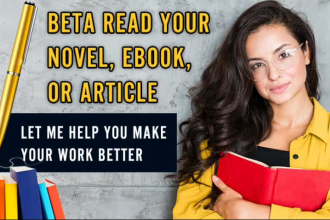 beta read and critique your manuscript, fiction, nonfiction, novel, or memoir