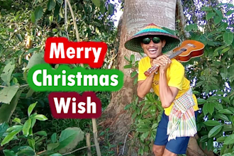 make special christmas wishing video for you